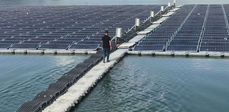 Floating PV mounting system