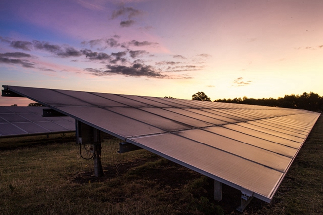 ground mount solar plant